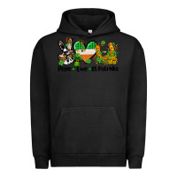 Pigment Black peace love st patricks Urban Hoodie - AdoDesignShop