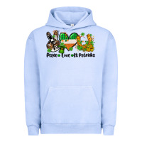 Pigment Grape Ice peace love st patricks Urban Hoodie - AdoDesignShop