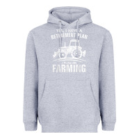 Heather Grey Yes I Do Have A Retirement Plan Farming Funny Farmer Gift Heavyweight Hoodie - trangStudio