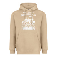 Mushroom Yes I Do Have A Retirement Plan Farming Funny Farmer Gift Heavyweight Hoodie - trangStudio