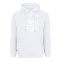 White Yes I Do Have A Retirement Plan Farming Funny Farmer Gift Heavyweight Hoodie - trangStudio