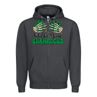 Smoke shake your shamrocks Zipper Hoodie - CowhideDigitalArt