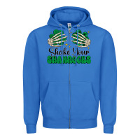 True Royal shake your shamrocks Zipper Hoodie - CowhideDigitalArt