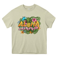 Mossy aloha summer Heavy Core Tee - BarkalooDesign