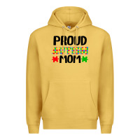 Antique Gold autism awareness puzzle theme Premium Hoodie - CowhideDigitalArt