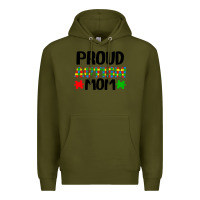 Army Green autism awareness puzzle theme Premium Hoodie - CowhideDigitalArt