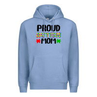 Colony Blue autism awareness puzzle theme Premium Hoodie - CowhideDigitalArt