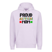 Lilac autism awareness puzzle theme Premium Hoodie - CowhideDigitalArt