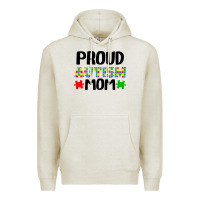 Oatmeal Heather autism awareness puzzle theme Premium Hoodie - CowhideDigitalArt