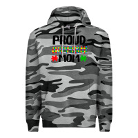 Slate Camo autism awareness puzzle theme Premium Hoodie - CowhideDigitalArt
