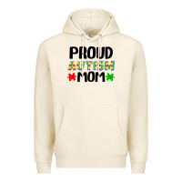 Tofu autism awareness puzzle theme Premium Hoodie - CowhideDigitalArt