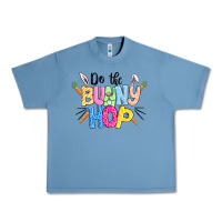 Pebble Blue do the bunny hop easter Urban Heavy Tee - CowGirlArtShop