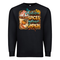 Black whatever spıces your pumpkin Premium Sweatshirt - BarkalooDesign