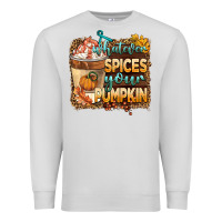 Dove Grey whatever spıces your pumpkin Premium Sweatshirt - BarkalooDesign