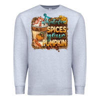 Heather Grey whatever spıces your pumpkin Premium Sweatshirt - BarkalooDesign