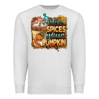 Oatmeal Heather whatever spıces your pumpkin Premium Sweatshirt - BarkalooDesign