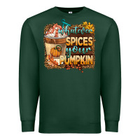Sports Green whatever spıces your pumpkin Premium Sweatshirt - BarkalooDesign