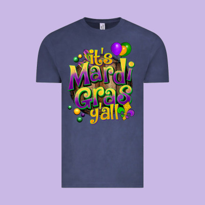 Its Mardi Gras Yall Vintage Tee Designed By Cowgirlartshop