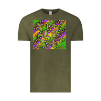 Vintage Olive mardi gras carnival fleur de lis Vintage Tee - Jasminsmagicworld