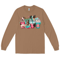 Toasted Coconut pig coffee cups Long Sleeve Tee - OliviaCreatesArt