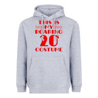 Heather Grey halloween roaring 20s costume Heavyweight Hoodie - trangStudio
