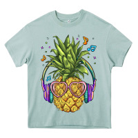 Arona pineapple with headphone Heavy Core Tee - BarkalooDesign
