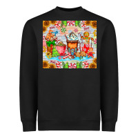 Black christmas coffee class Heavyweight Sweatshirt - CowhideDigitalArt