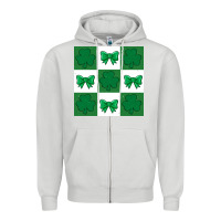 Dove Grey st patricks day  2 ös 4.19.29 Zipper Hoodie - CowhideDigitalArt