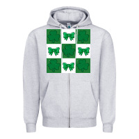 Heather Grey st patricks day  2 ös 4.19.29 Zipper Hoodie - CowhideDigitalArt