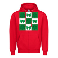 Red st patricks day  2 ös 4.19.29 Zipper Hoodie - CowhideDigitalArt
