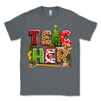 Charcoal Heather teacher christmas Classic Tee - texasbilliewilder