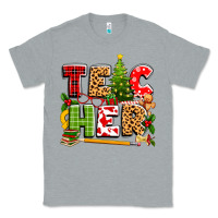 Heather Grey teacher christmas Classic Tee - texasbilliewilder