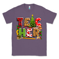 Lavender teacher christmas Classic Tee - texasbilliewilder