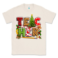 Natural teacher christmas Classic Tee - texasbilliewilder