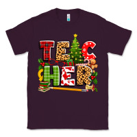 Plum teacher christmas Classic Tee - texasbilliewilder