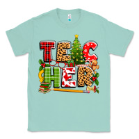 Seafoam teacher christmas Classic Tee - texasbilliewilder