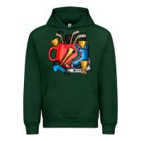Forest Green hockey coffee Urban Hoodie - AdoDesignShop