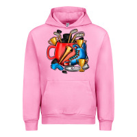 Fuchsia Pink hockey coffee Urban Hoodie - AdoDesignShop