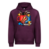 Mauve Wine hockey coffee Urban Hoodie - AdoDesignShop
