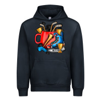 Navy hockey coffee Urban Hoodie - AdoDesignShop