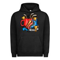 Pigment Black hockey coffee Urban Hoodie - AdoDesignShop