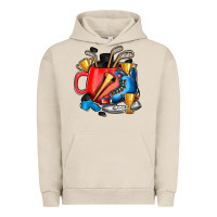 Pigment French Oak hockey coffee Urban Hoodie - AdoDesignShop