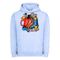 Pigment Grape Ice hockey coffee Urban Hoodie - AdoDesignShop