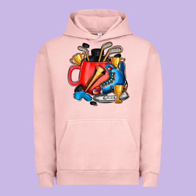 Hockey Coffee Urban Hoodie Designed By Adodesignshop