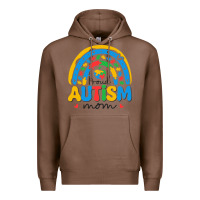 Chestnut proud autism mom rainbow Premium Hoodie - CowhideDigitalArt