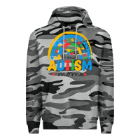 Slate Camo proud autism mom rainbow Premium Hoodie - CowhideDigitalArt