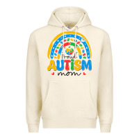 Proud Autism Mom Rainbow Premium Hoodie | Teevron