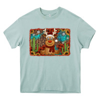Arona western christmas reindeer with background Heavy Core Tee - Jasminsmagicworld