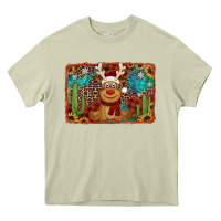 Mossy western christmas reindeer with background Heavy Core Tee - Jasminsmagicworld