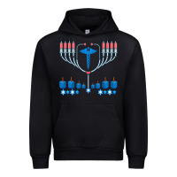 Black jewish hanukkah chanukah doctor medical menorah  gifts Urban Hoodie - trangStudio